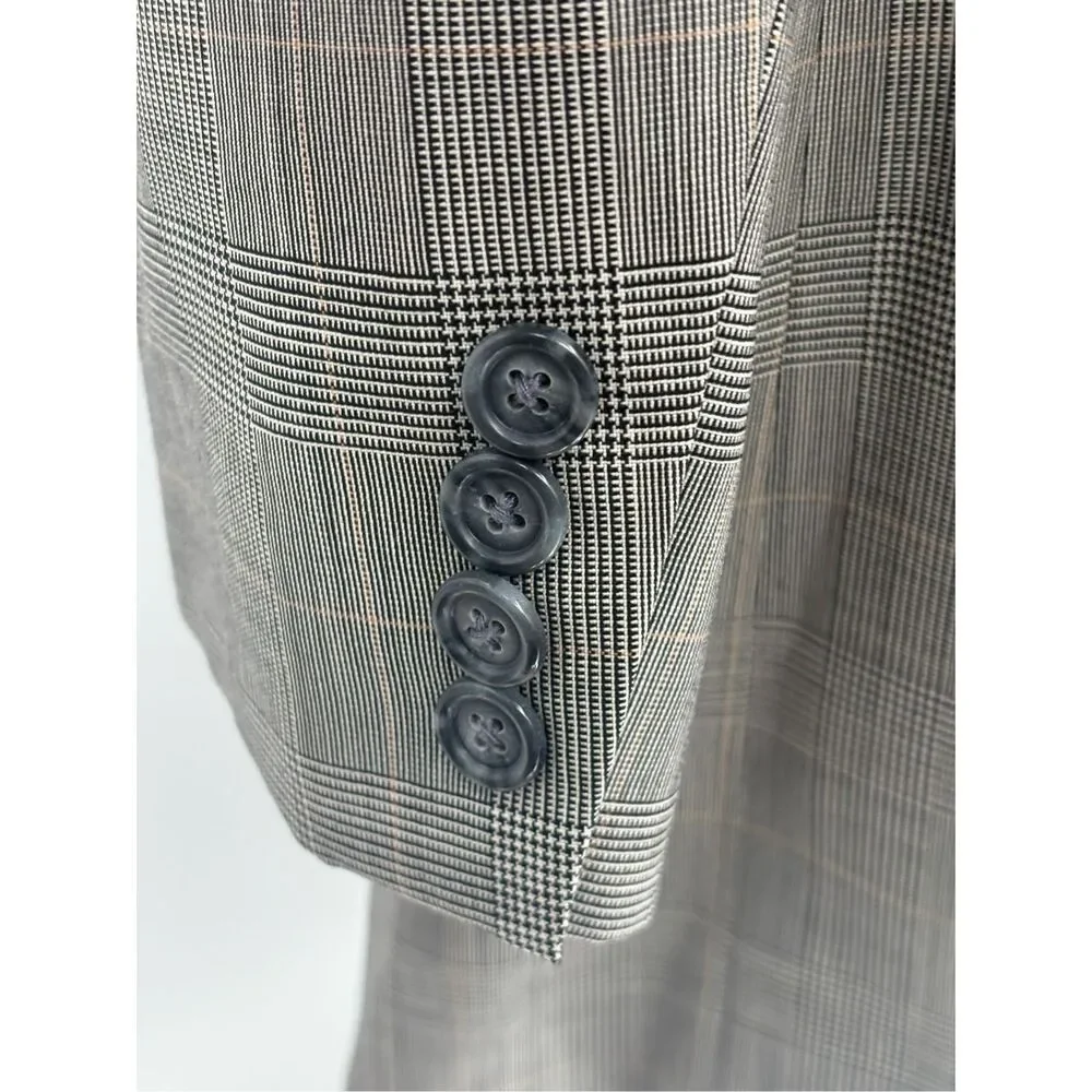 Jos A Bank Sport‎ Coat Blazer Suit Jacket Men Size 42L Beige Tan Plaid